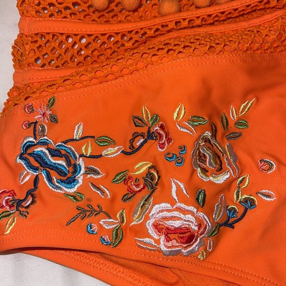 Asos Swim Premium Pom Pom Embroidered Fishnet
Triangle Bikini - Picture 8 of 11